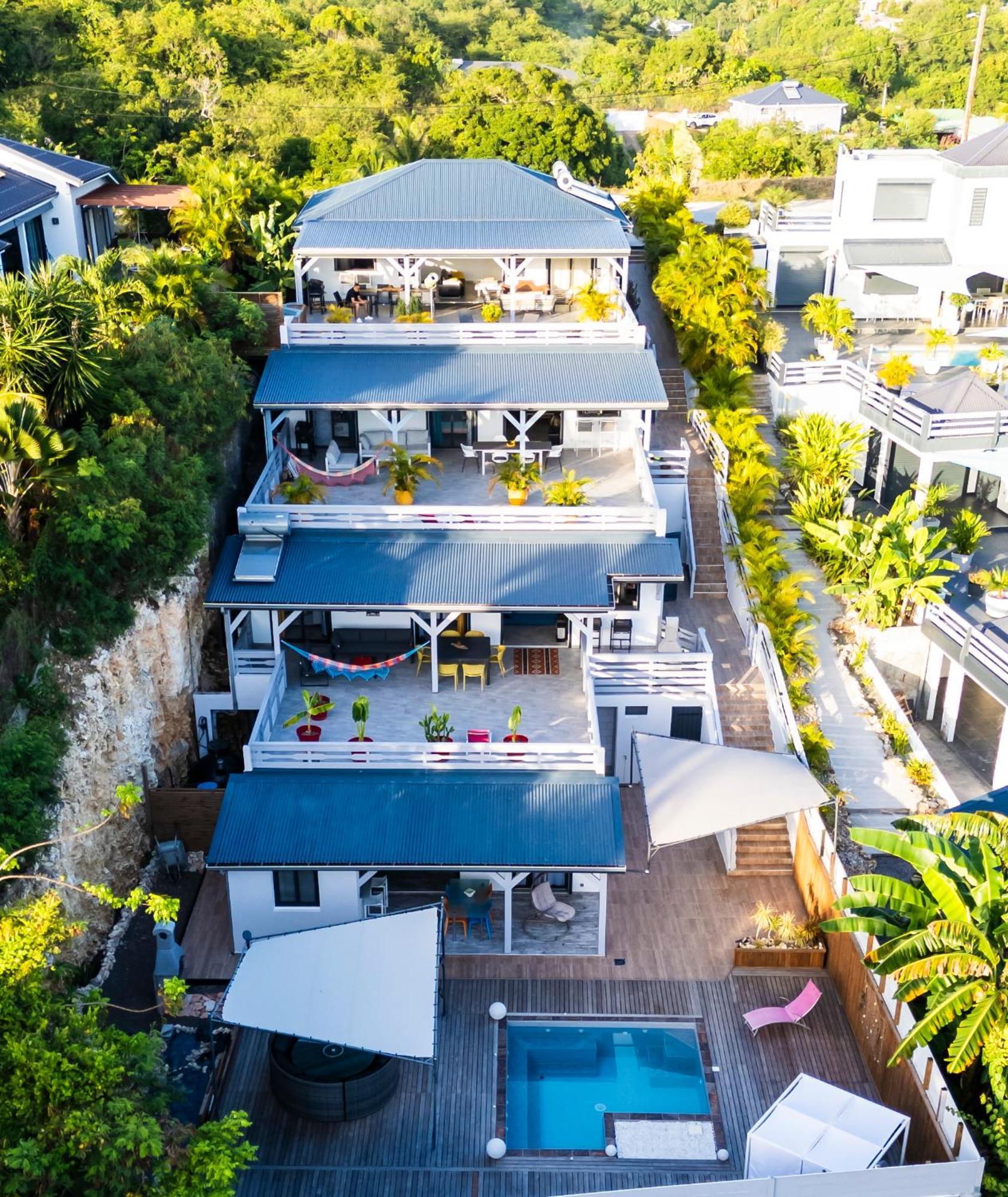 Villa Les Terrasses De Fonds Thezan Сент-Анн Экстерьер фото